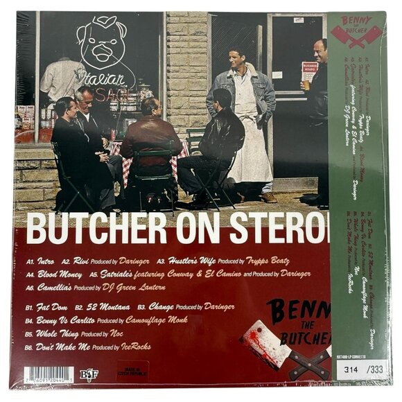 New Benny The Butcher On Steroids Six Spoke Cornetto Colored Vinyl LP Sealed - Picture 5 of 6